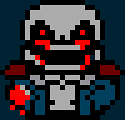 *grabs his arms,throws him forward easily,and blasts him with insane strangth*