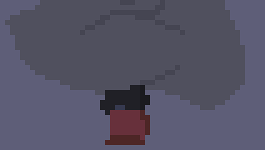 [777455] *While she was running, she was trying to put her chainsaw back together, though it didn't seem to work all that well. She also was trying to hold her lantern but almost dropped it quite a few times.* Who knows what could be here?! *She continued to run through however.*