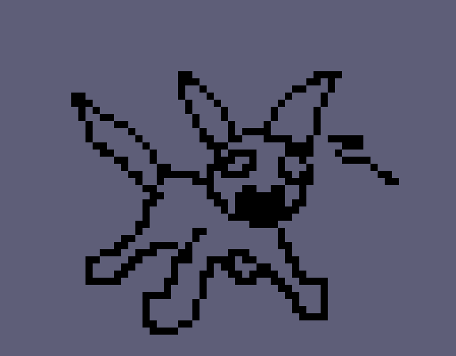 [777455] (Keep in mind I'm not the best with animal posing-- so it's not great here--) But one thing you could do is the limps more spreaded apart like this to sorta represent a form of fear or shock