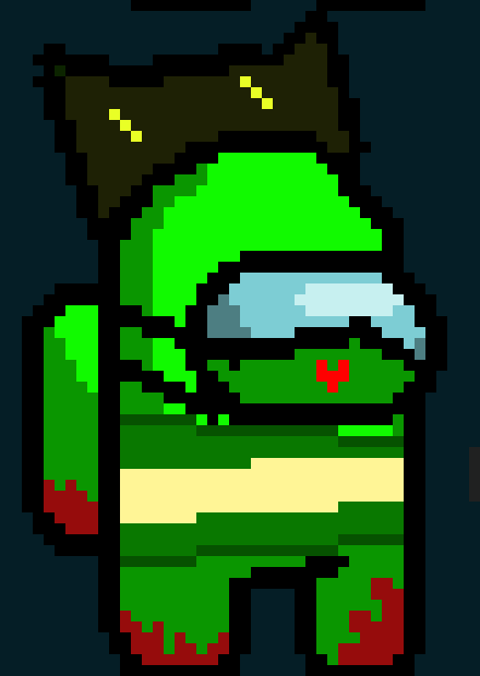 [1d49ac] walks around wearing face mask-among jus