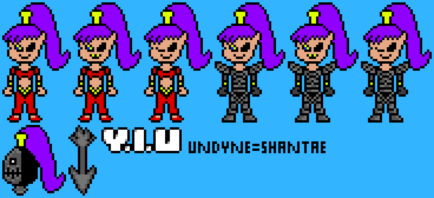 Your Indie Underground (My AU) Undyne = Shantae