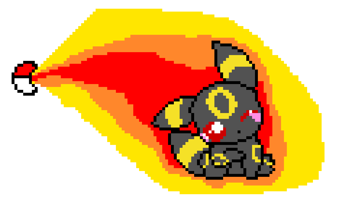 Umbreon coming out of a poke ball by mwatt