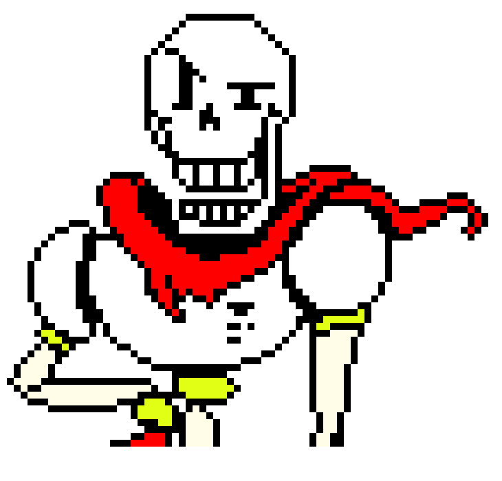 HAVE ANY OF SEEN A HUMAN? *warrior: papyrus! go home! go to your brother!*
