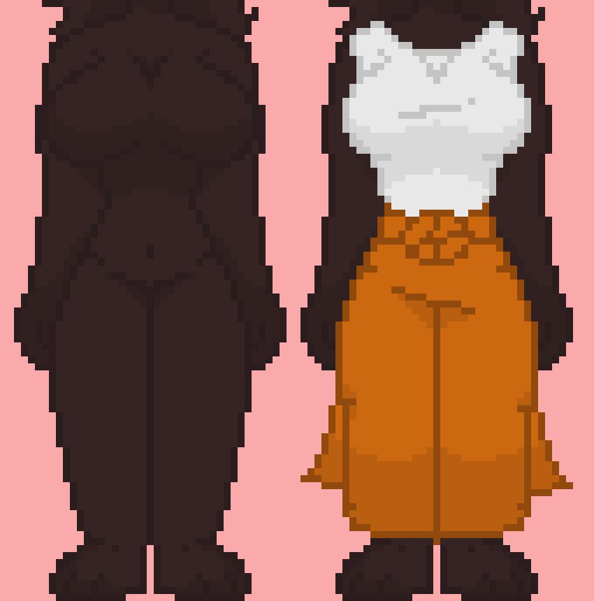 Here, hun... And yes, they are smaller for the shirt version, but that's because it kinda represents how tits actually work with a shirt and bra on... They get smaller due to squish... So... -Caitlynn