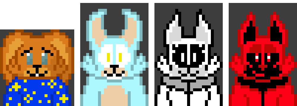 [2e4feb] I fucking remember these little shits. These were peak to me when I first made them... then they fell into irrelativity. 