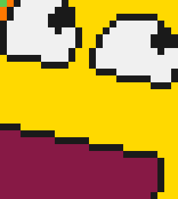 [bf9ab5] yesterday i had a face an arm and a piece of the body. now its complete today. i love this picture