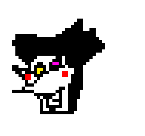 [899367] He forgot to put the rest of his makeup on to hide his ugly mug.