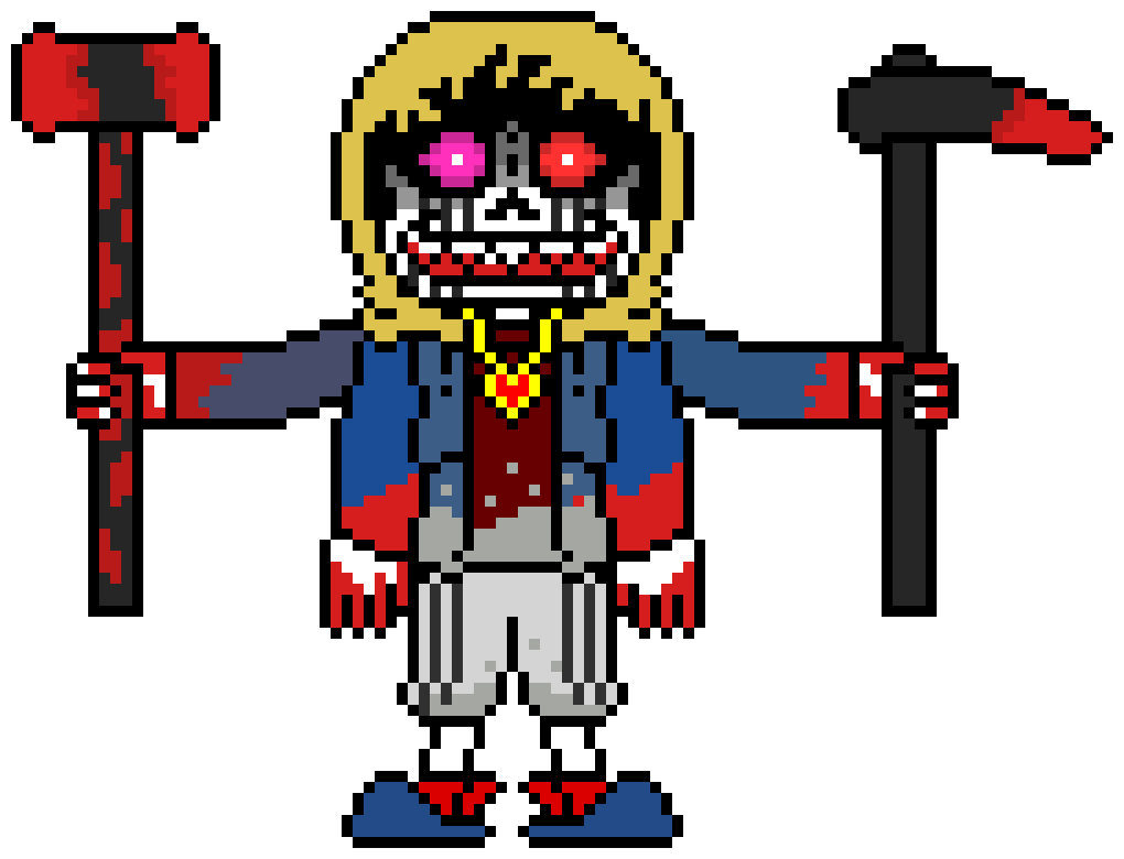 [d6b045] *Turns the Weapons into Hate and Passes the Hate Hammer to Terror*