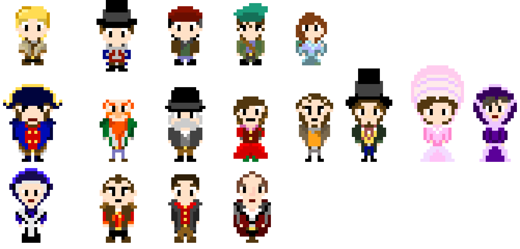 Oliver Twist Pixel Art