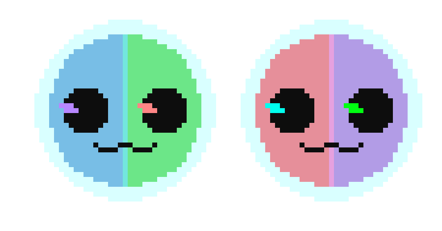 [31c21d] this would probably have to give the battle sprite some color in the face, said colors could be both of these two combos