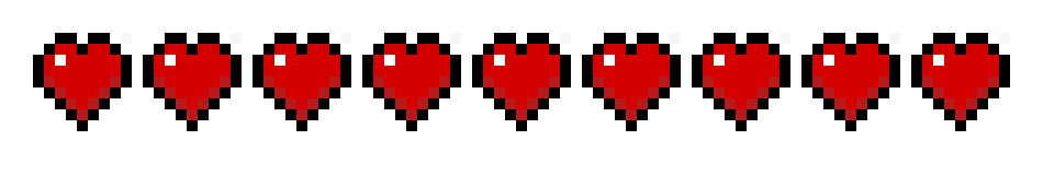 [3c9435] Minecraft health bar. 