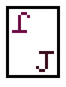 [861bb8] the J's above and below his eyes are reference to how playing cards usually look, with numbers/leters/symbols on the corners (scott gave me this idea, he is so peak)