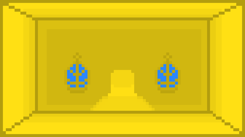 [be82ba] (You arrive at a gold colored room. There is only one person inside, sitting on the "throne" in the middle. [I couldnt put someone there without making it look bad])