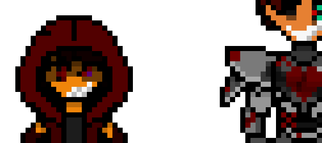 [a3bb48] Dispatch OCs - Antiphonus vs. Hemal (the latter being inspired partially by Undyne the Undying)