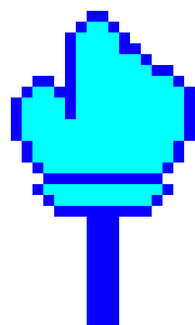 [df72d6] Pointer Glove blue