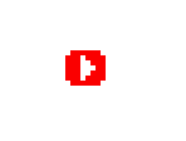 [209ee5] Youtube Logo Pixel Art