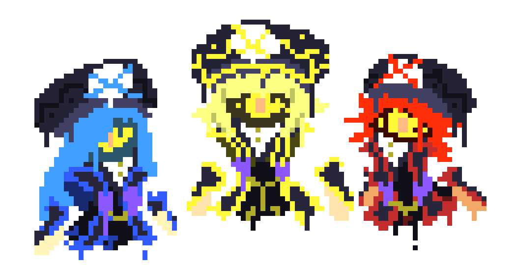 [777455] *The Fake Mage Sisters would then disband their circle and they all merged together instead. Matching a ball of paint instead. The ball of paint would then explode and paint scattered all over the ground. Though this time, nothing came of it and for some reason just disappeared instead..?*