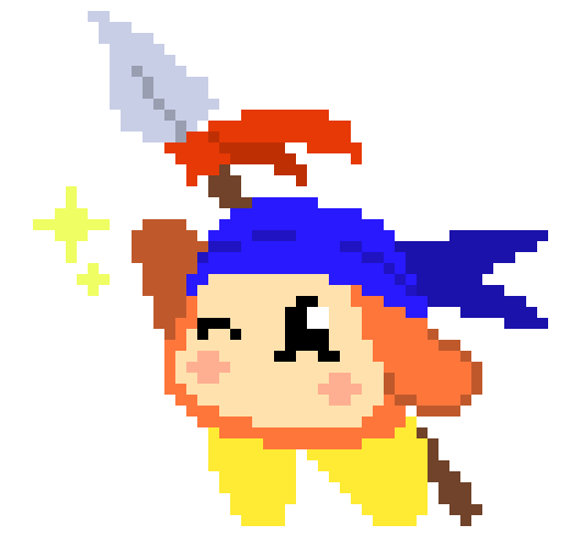 [777455] Thank you so so so so much then! You can go over there to help make them, and you can go over there to grab the finished ones and put them in areas where you think needs some decoration! There's already Waddle Dees around to show you where the limit of the area is