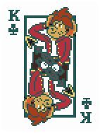 [2153e2] Brass Comm King of Clubs Standard Presentable