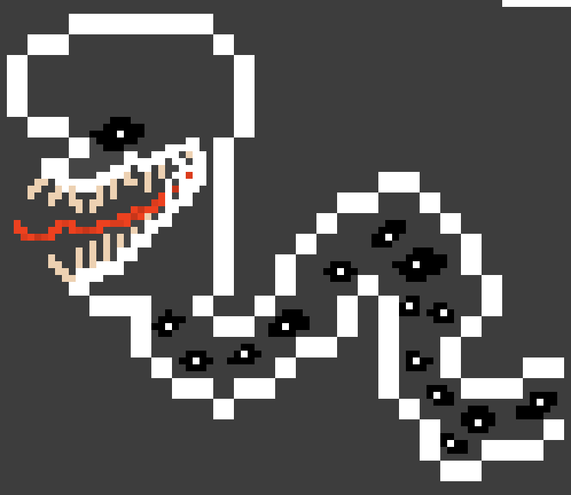 Eats the blimp remains -Apples