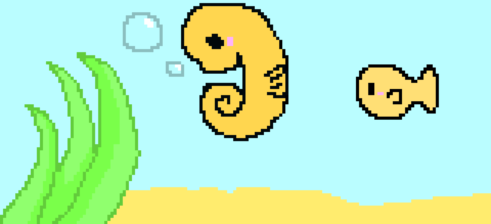 [9664c4] The Seahorse and The little fish