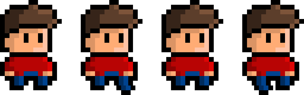 [1f0b4b] pixel art walking frames