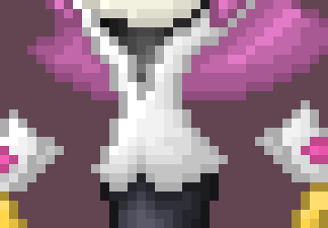 [777455] *Susie had been wandering around the town, greeting Waddle Dees while on a device seemingly doing work on it.*