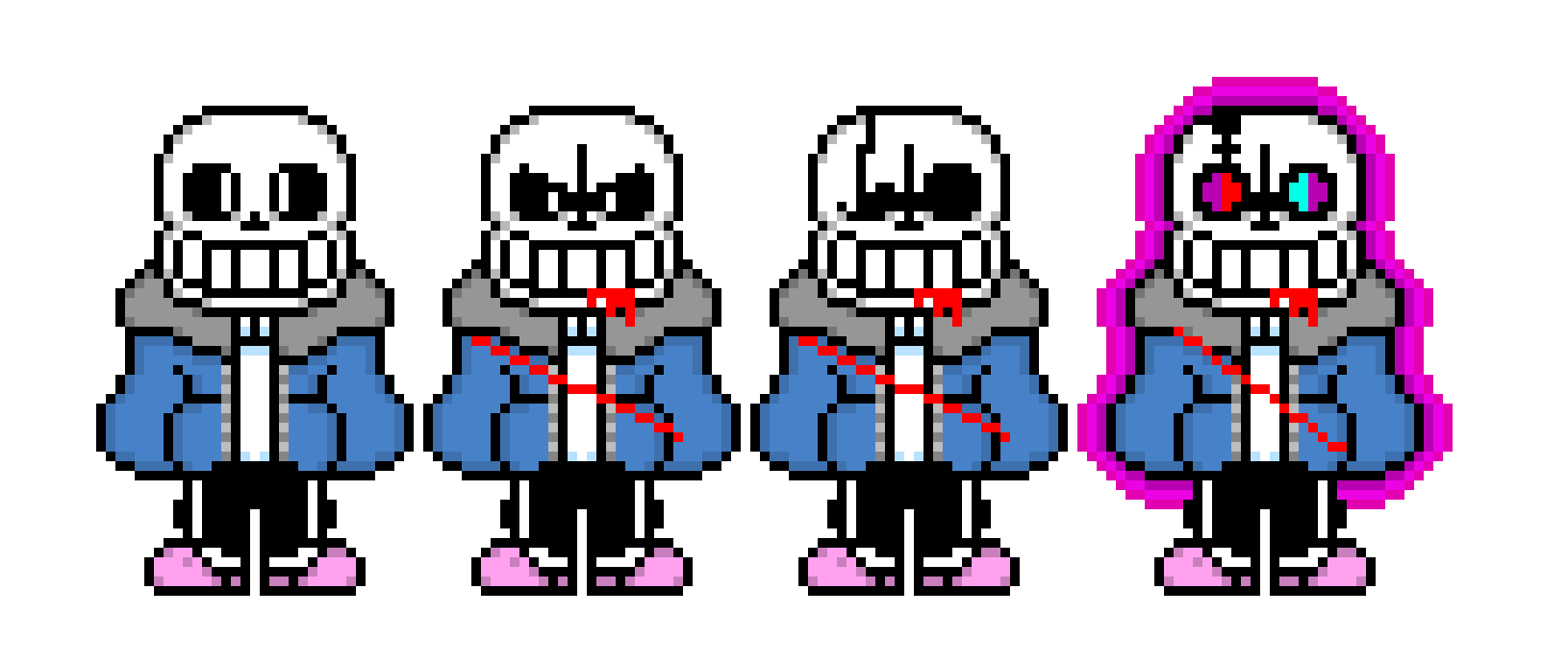 Custom last breath Sans sprite (Overworld)