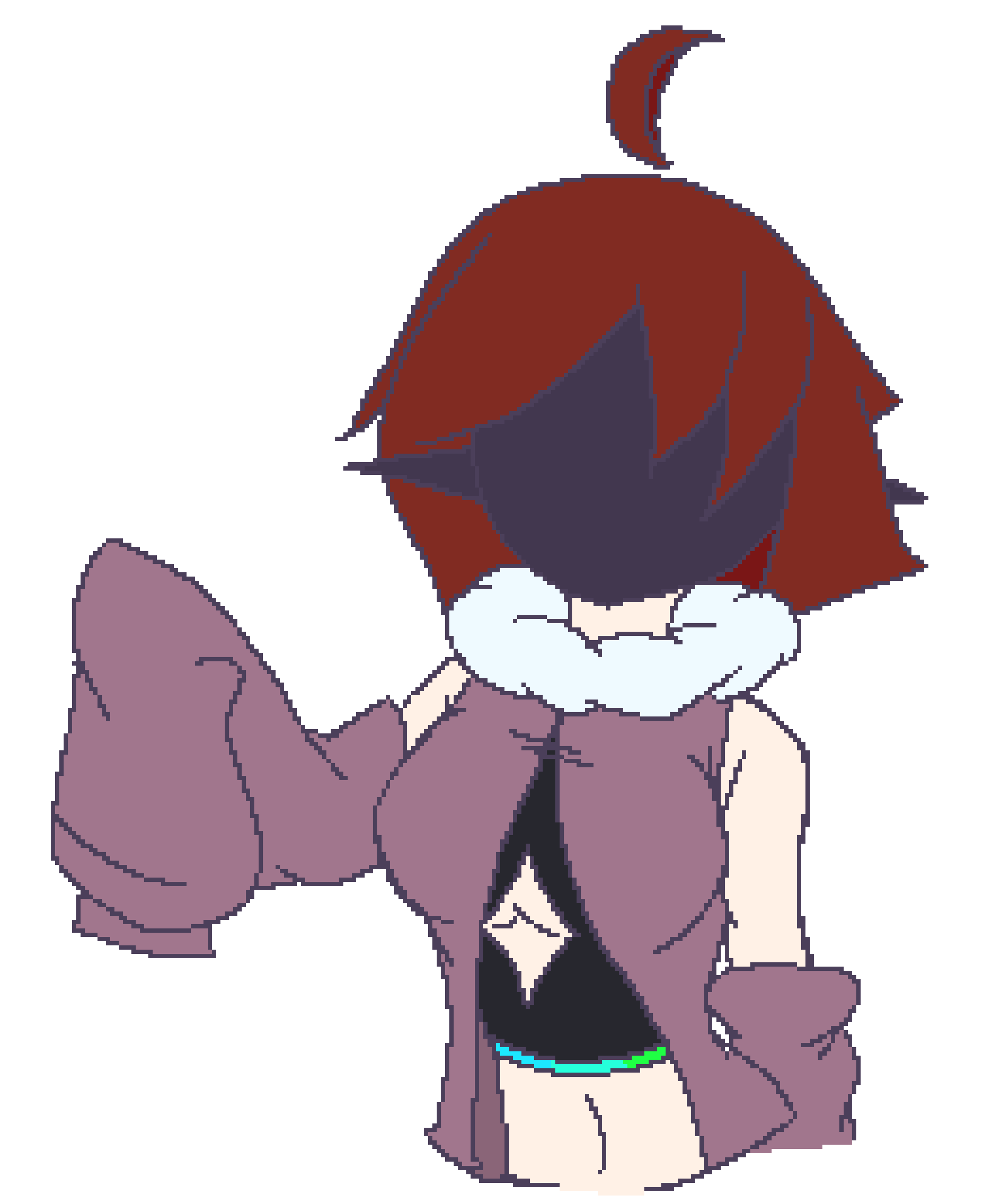 [31c21d] just quickly color it with basic solid colors, and now i can work on the more usable sprite