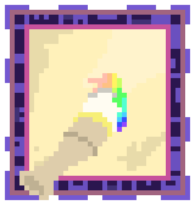 [777455] I'm simply just curious... And alright, I can paint you. *She then drew a mini-version of Marker that she'd control, it went into the water carefully not to splash and it stood there for a moment.*