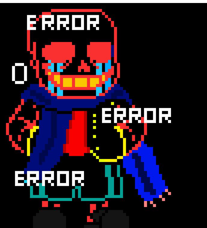 *teleports onto a blaster and throws off cyan* GET THE HELL AWAY FROM ME YOU SPIDER