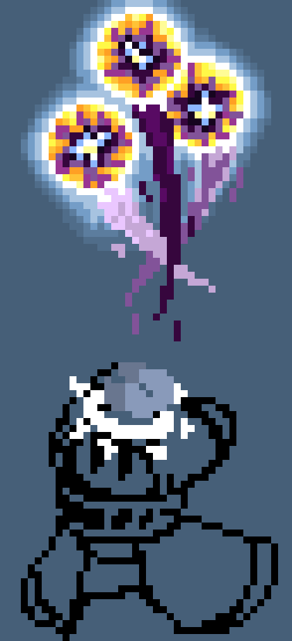 [9f2511] AH! *he shot energy spheres at marker*