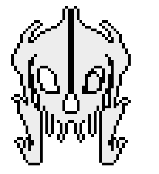 Gaster blaster Firing With Outline