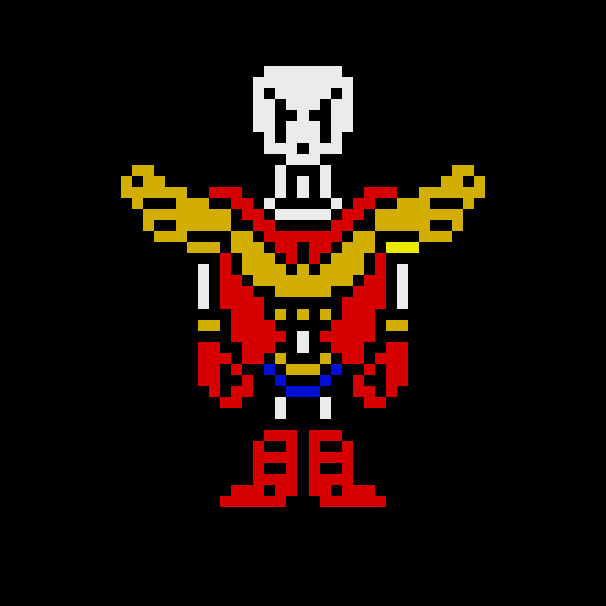 Papyrus Pixel Art 