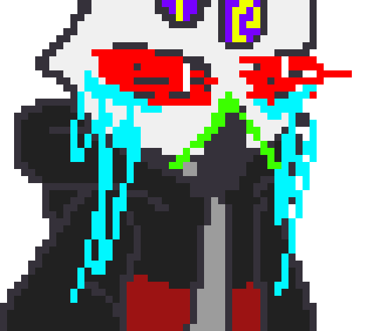 [5b2f3e] If there are multiple colors in the characters eyes they either fill in the majority or just fucking scribble.