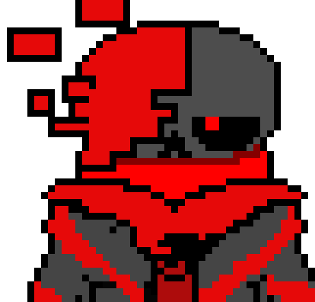 holds ink's brush and about to break it in half *