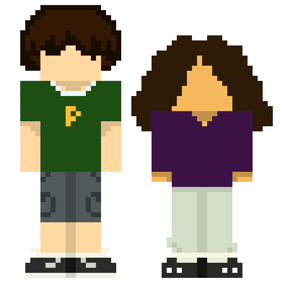 [1f494d] parker and ryleigh pixel art