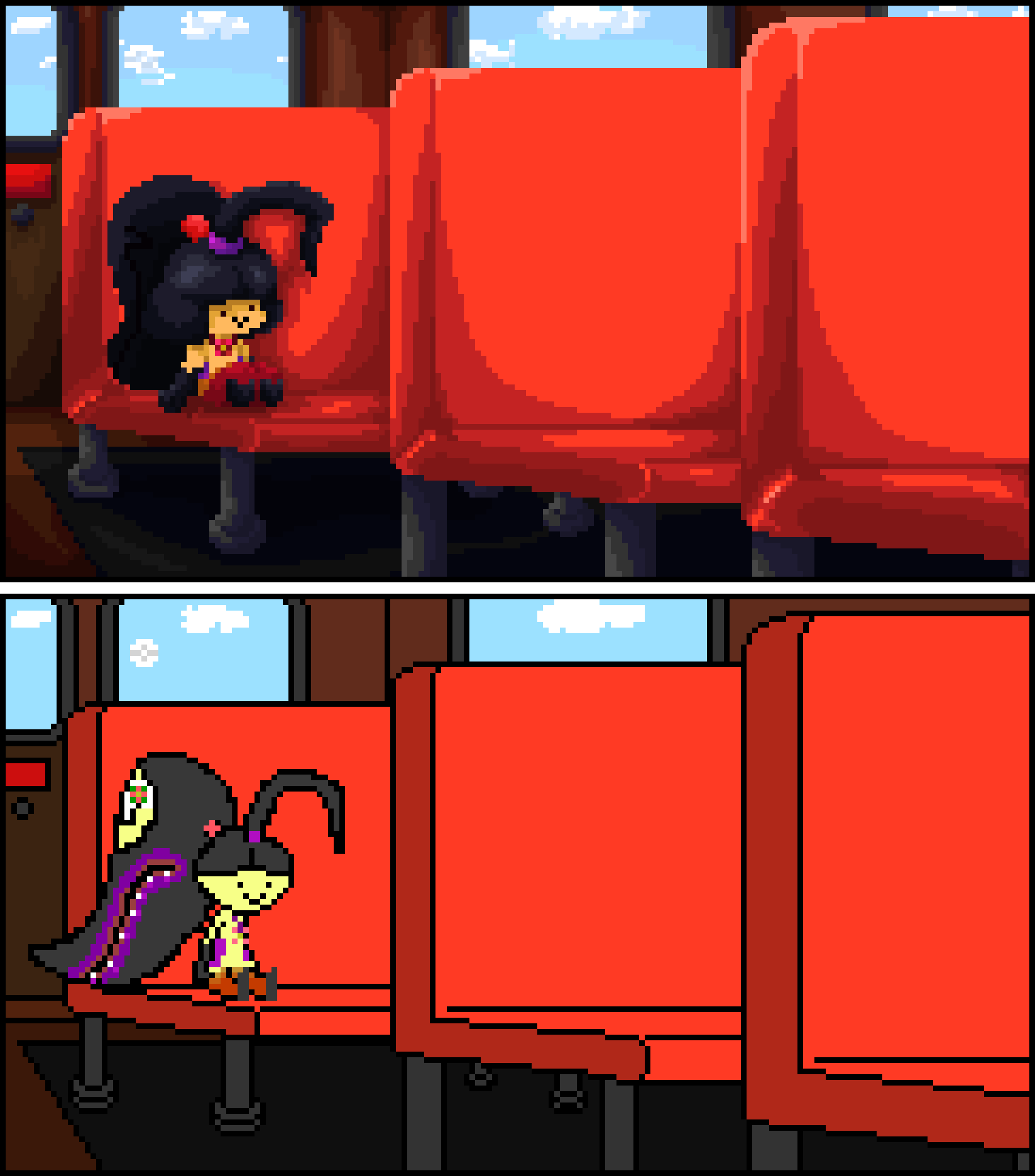 [777455] hehe, that was a pixel art that remade recently. a little while back, people started to become pokemon trainers, i think it started when someone by the name "fish :O" started it by making trainer sprites for people, although i could be wrong about that