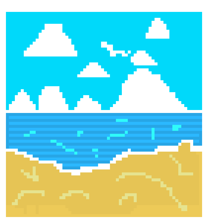 [209ee5] beach scape