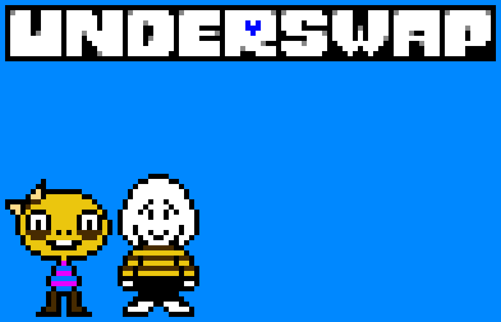 UnderSwap Monster Kid and Asriel