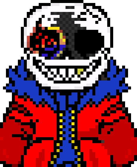 i searched up chaotic sans and chaotic geno i found 34 of my sprites