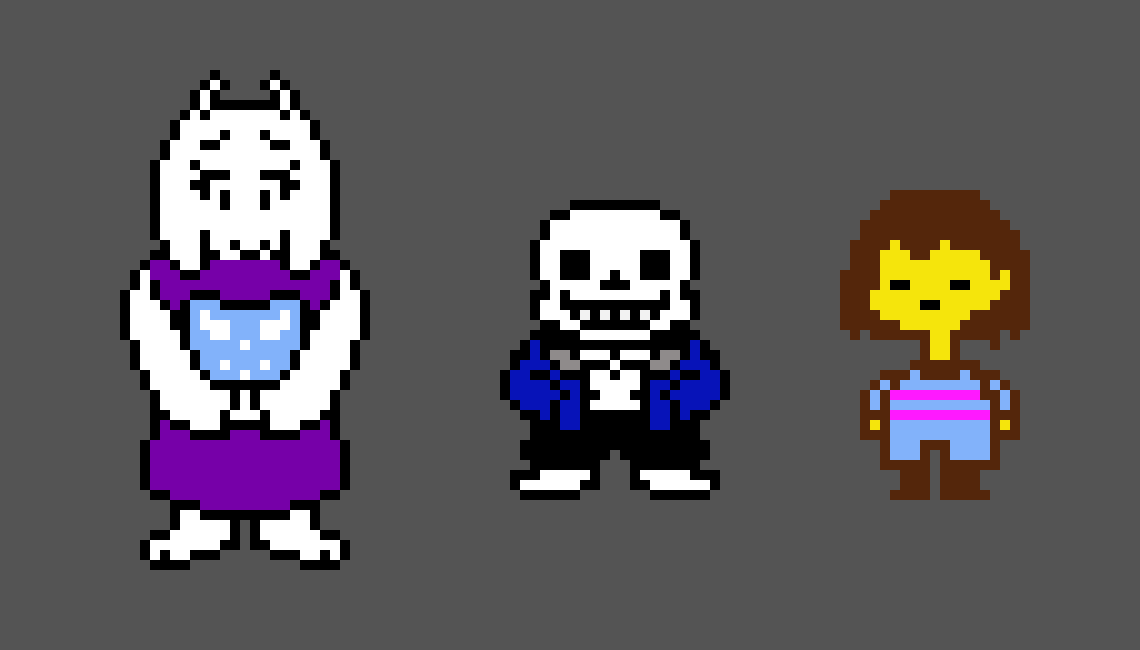 [e3c1fa]  undertale characters