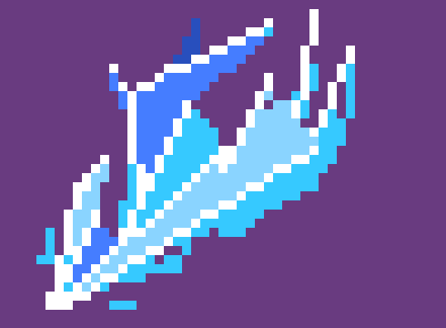 [1d710f] *They were in the middle of a training session, an ice shard almost hit him, but Flamberge was able to melt it before it did.*