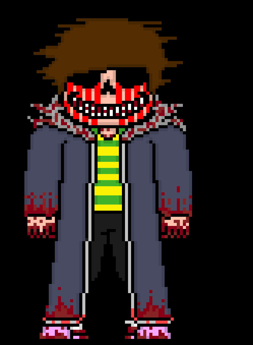 [e8cb42] his hair covers a bit of his eyes cause edgy emo boi go brrrrrr