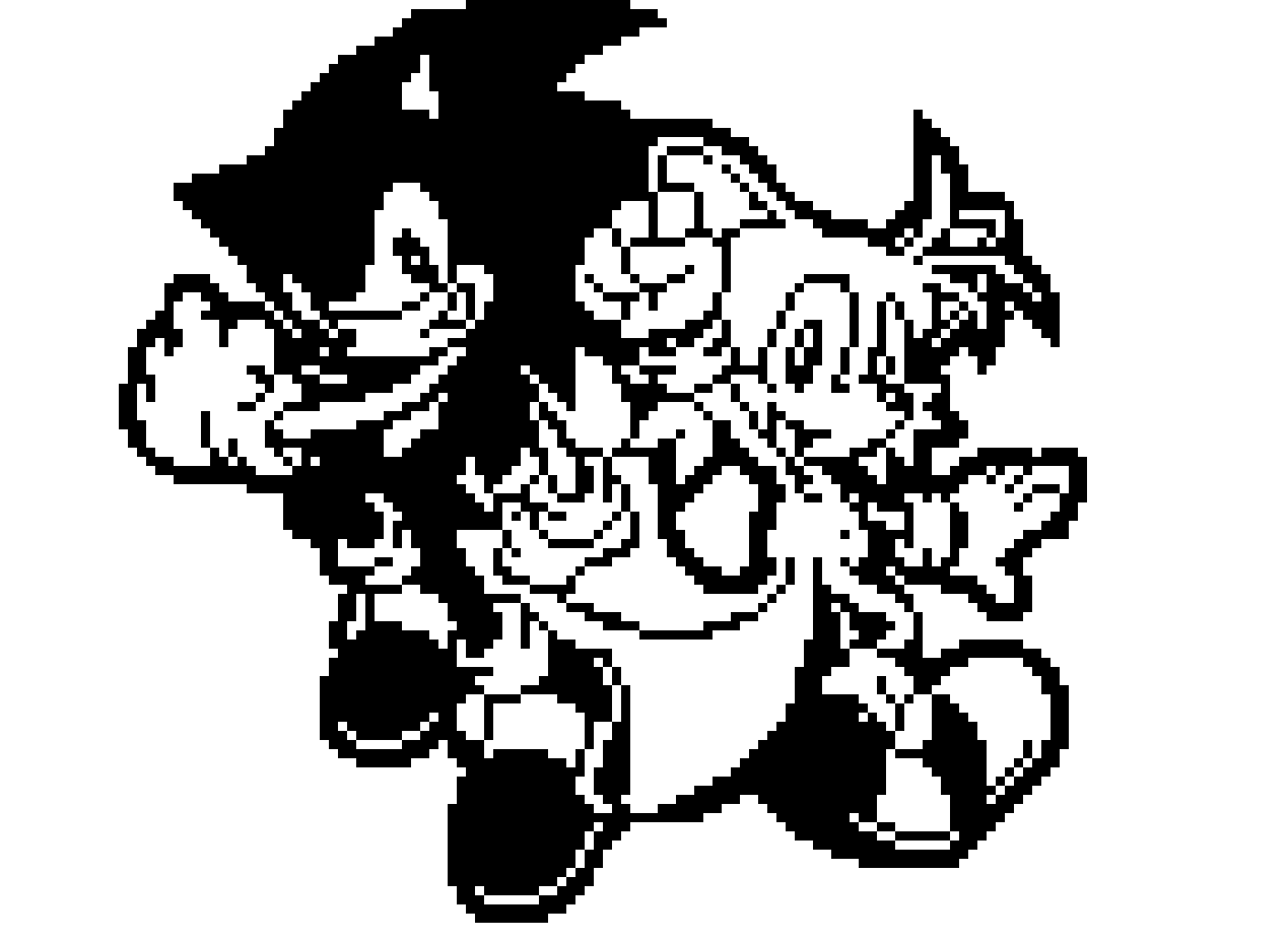 [17e31f] monochrome sonic and tails