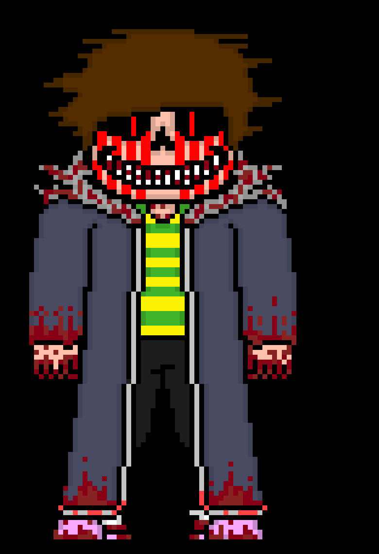 [e8cb42] (thank you) *bonks spike multiple times* catch me if you can red head *runs away*