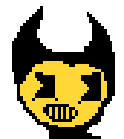 -sneaks up behind Betty, and knocks her out with a frying pan- Huff... Puff... -Bendy