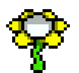 [7b3d0a] Flowey The Flower![My Version][Faceless]