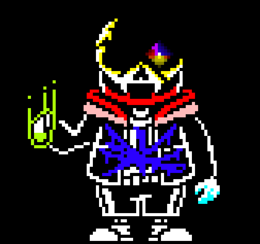 [92f3ff] undertale last hope v2 phase 27 with shading