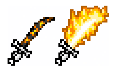 [9ce148] (*i made two, and the one on the right took considerably more time because i had to basically copy another sprite off Google because i dont fw fire)